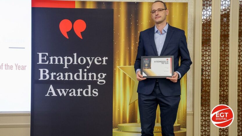 EGT Digital wins award for AI assistant in Employer Branding 2026 in Sofia